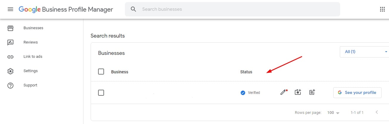 tableau de bord sur google my business